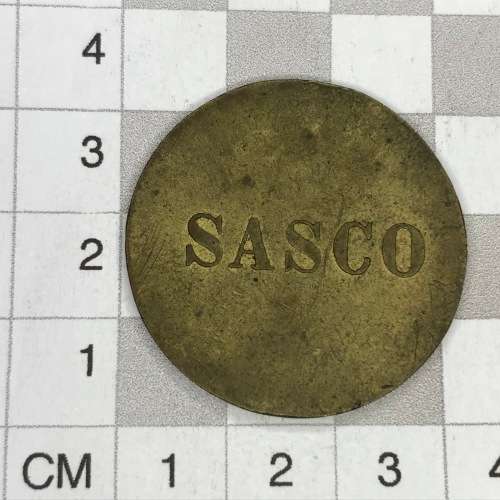 SASCO (SA Scale Company) Type 1 Test Token