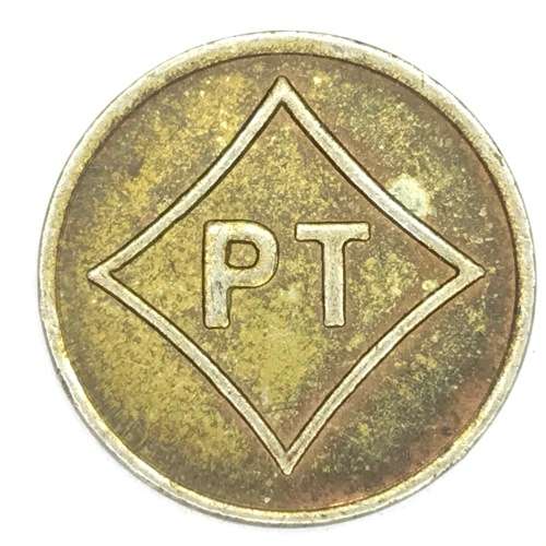 Vintage P.T post office token