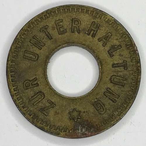 Zur Unterhaltung German Token - Spielautomatenmunze
