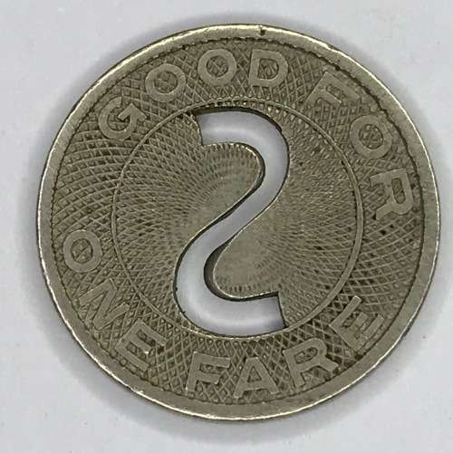 Springfield Street Railway Co. token - Good for one fare