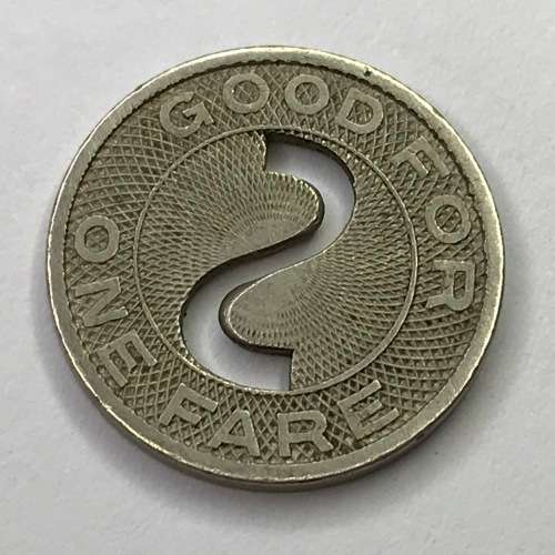 Springfield Street Railway Co. token - Good for one fare