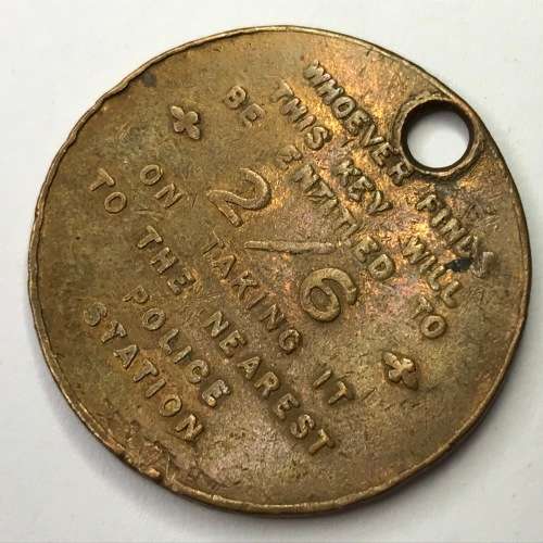 Old reward token for lost keys