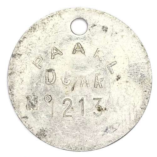 1975 Paarl Dog license