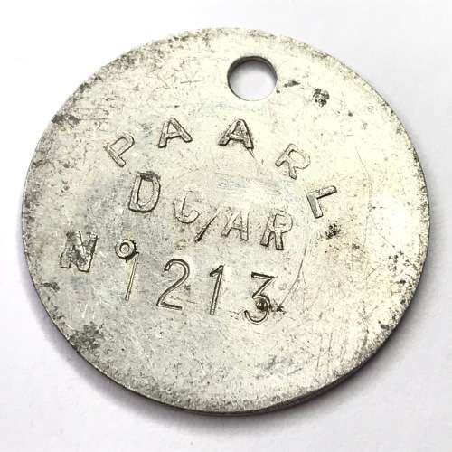 1975 Paarl Dog license