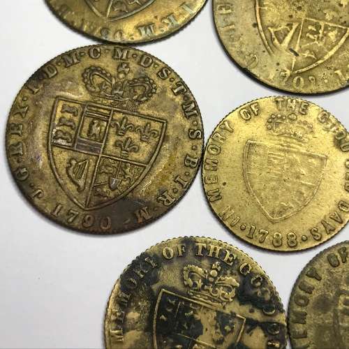 Lot of 8 different Great Britain card/gambling tokens