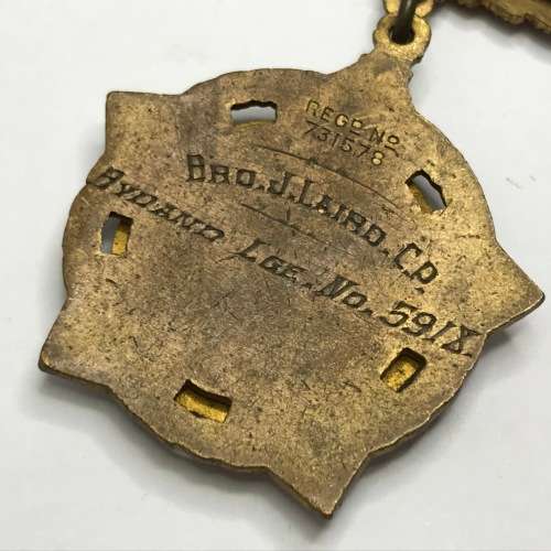 RAOB India medal to Bro J Laird