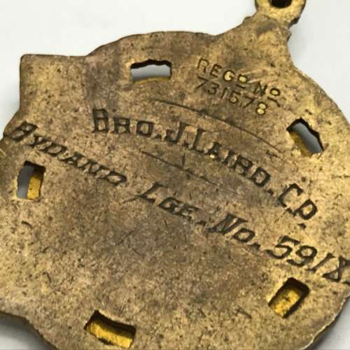 RAOB India medal to Bro J Laird
