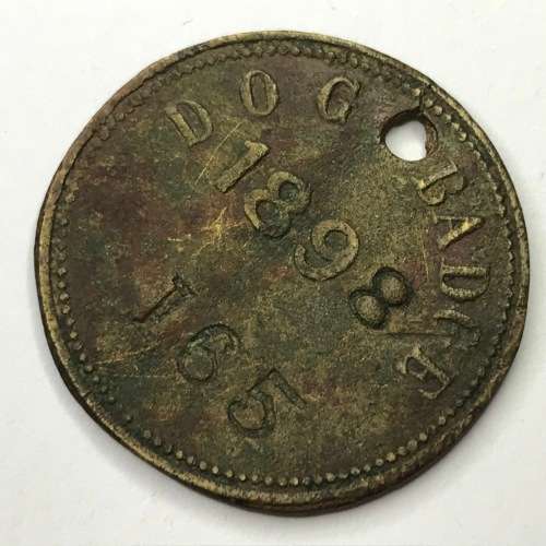 1898 Municipality of Worcester South Africa Dog badge #165