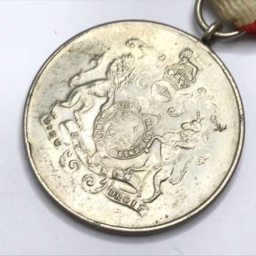 1937 George 6 Coronation medal with ribbon - scarce
