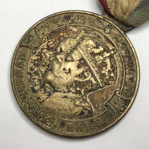 1935 George V silver jubilee medal DAILY MAIL - Teddy Tail League