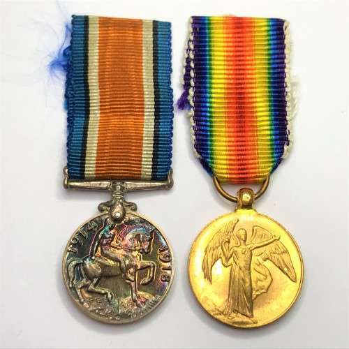 WW1 War and Victory medal miniatures