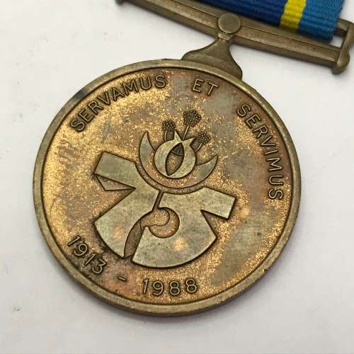 3 Medals issued to Warrant Officer J Cloete 75 year Faithful service and General service