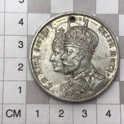 1911 Coronation medallion of King George v