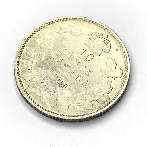1905 Canada 10 cent - silver