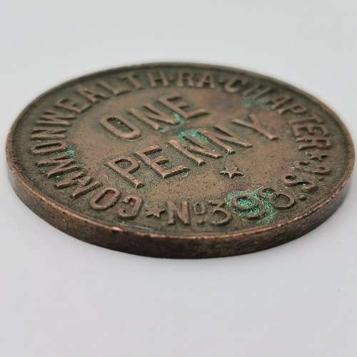 Masonic one penny - RA Chapter - Scarce No39856 (Dentsville)