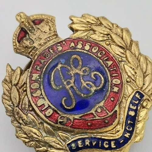 WW2 Royal Engineers old comrade association lapel badge