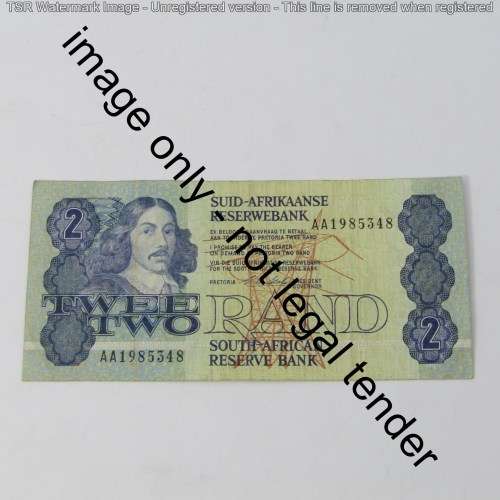 Lot of 3 South Africa R2 notes - De Kock, De Jongh, Stals