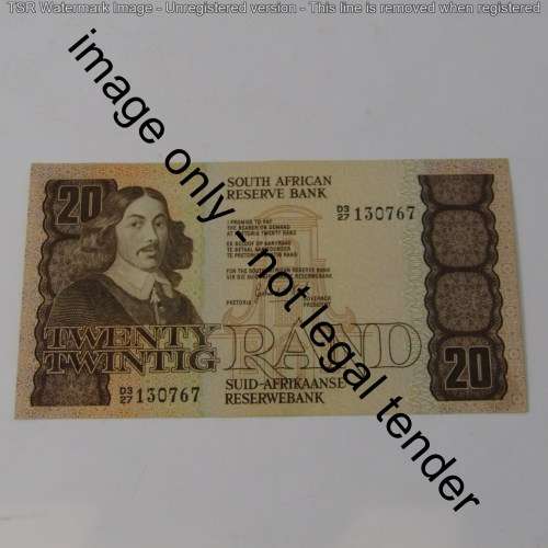 South Africa GP de Kock 1984 3rd issue - 3 consecutive notes