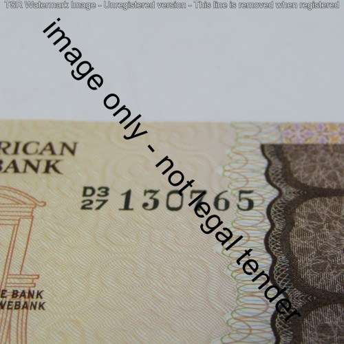 South Africa GP de Kock 1984 3rd issue - 3 consecutive notes