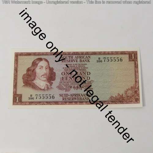 TW de Jongh 3rd issue Lot of 7 x R1 banknotes - nice numbers - consecutive - uncirculated