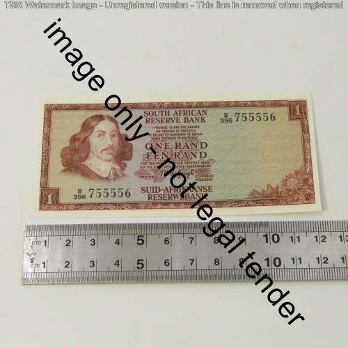 TW de Jongh 3rd issue Lot of 7 x R1 banknotes - nice numbers - consecutive - uncirculated