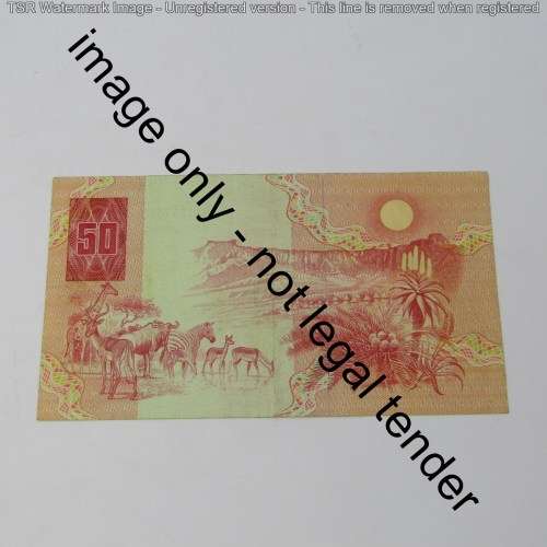 South Africa 50 Rand GPC de Kock 1984