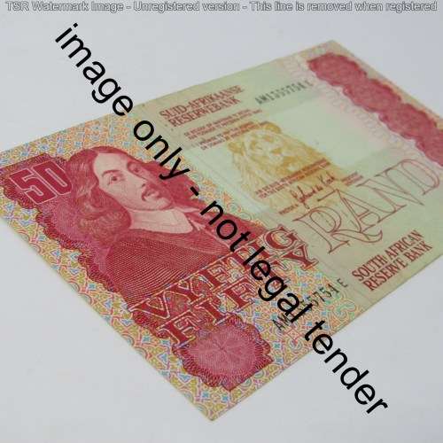 South Africa 50 Rand GPC de Kock 1984