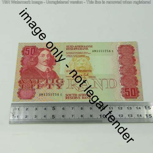 South Africa 50 Rand GPC de Kock 1984