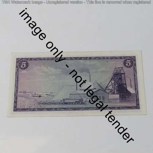 TW de Jongh First issue R5 banknote with nice number 700200