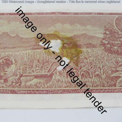Lot of 10 world banknotes - some well used