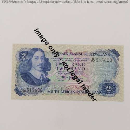 Pair of TW de Jongh 2nd issue R2 notes - consecutive - UNC D100 #515599-515600