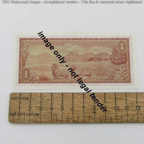 Lot of 5 TW de Jongh 3rd issue R1 notes - uncirculated with consecutive numbers