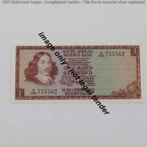 Lot of 5 TW de Jongh 3rd issue R1 notes - uncirculated with consecutive numbers