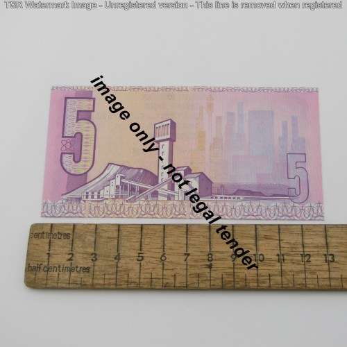 Lot of 3 South Africa R5 notes, De Jongh, De Kock and Stals