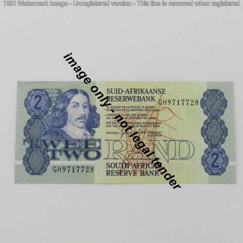 Lot of 5 South Africa GPC de Kock R2 notes with 2 consecutive numbers