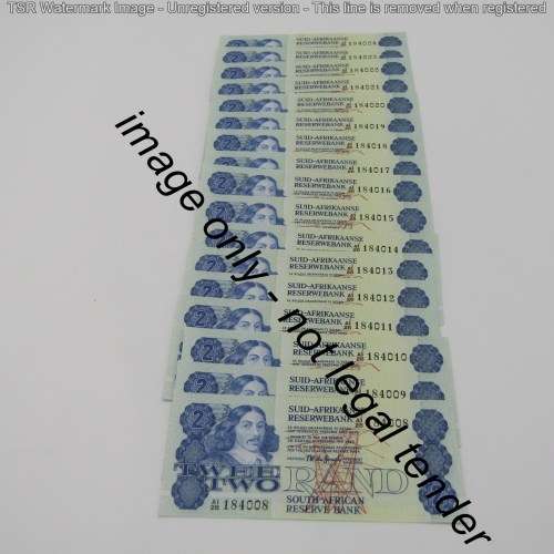 TW de Jongh 4rd Issue R2 bank notes with consecutive numbers - lot of 17
