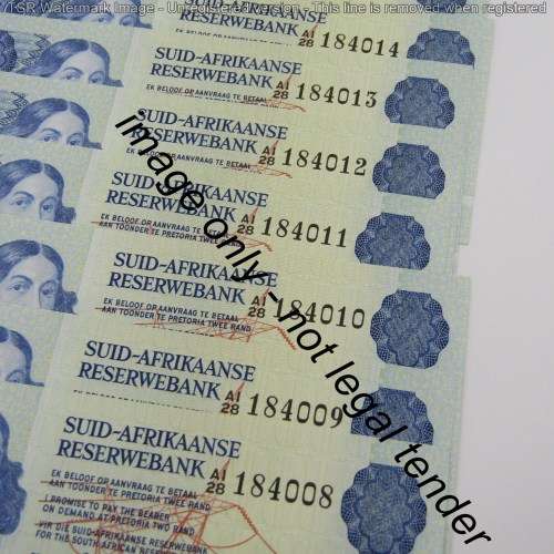 TW de Jongh 4rd Issue R2 bank notes with consecutive numbers - lot of 17