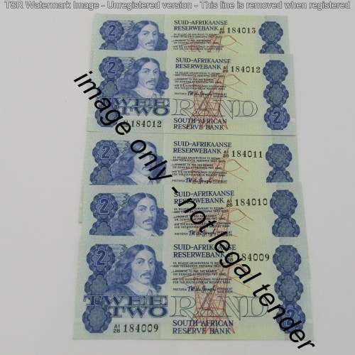 TW de Jongh 4rd Issue R2 bank notes with consecutive numbers - lot of 17