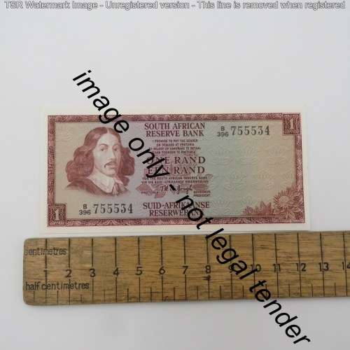 TW de Jongh 3rd Issue Lot of 25 x R1 banknotes with consecutive numbers