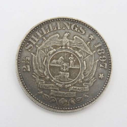 1897 ZAR Kruger 2 1/2 shilling VF+