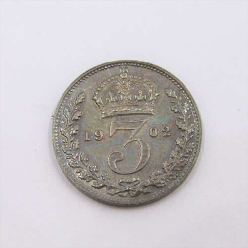 1902 Great Britain 3 pence - excellent