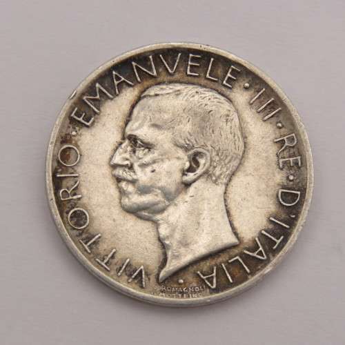 1927 Italy R Silver 5 Lire