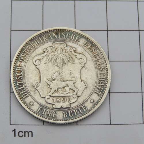 1890 German East Africa Deutsch OST Africa 1 Rupie