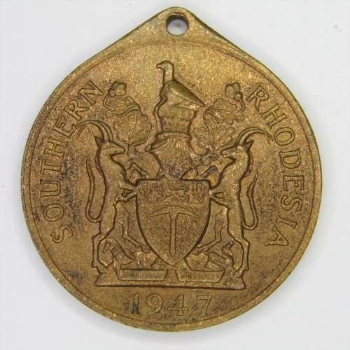 1947 Royal Visit medallion medallion for Southern Rhodesia