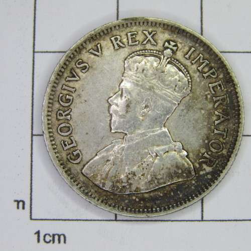 1930 ZAR Shilling George V - VF with some toning