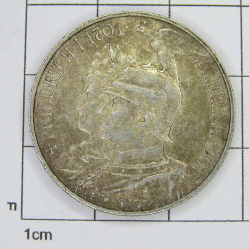 1901 Deutsches Reich 2 Mark silver coin