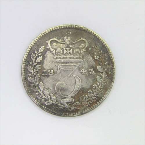 1843 Great Britain 3d 3 pence - Fine