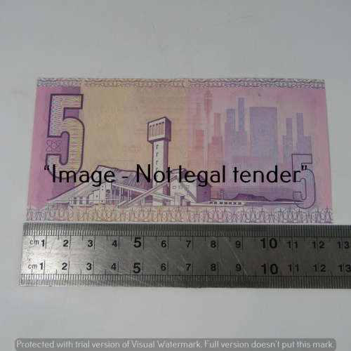 GPC de Kock 3rd Issue R5 bank notes uncirculated with consecutive numbers - lot of 3