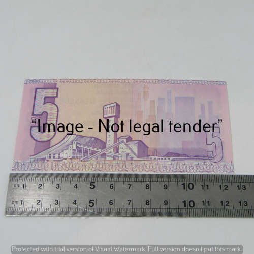 GPC de Kock 2nd Issue R5 bank note - uncirculated with nice number 068888