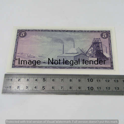 TW de Jongh 3rd Issue R5 bank notes 2 consecutive numbers - uncirculated